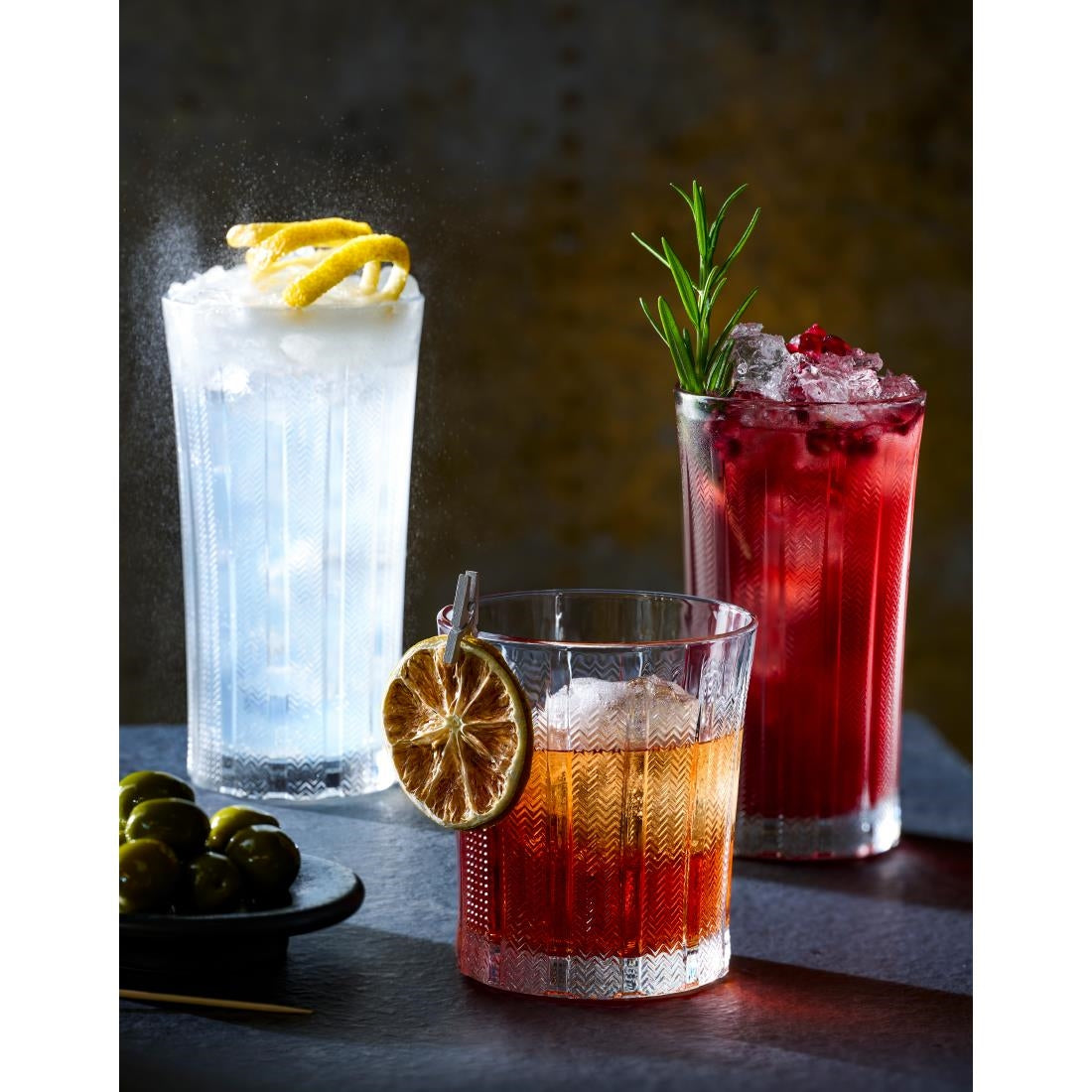 Onis Mosaic Cooler Glasses 470ml (6 Pack)