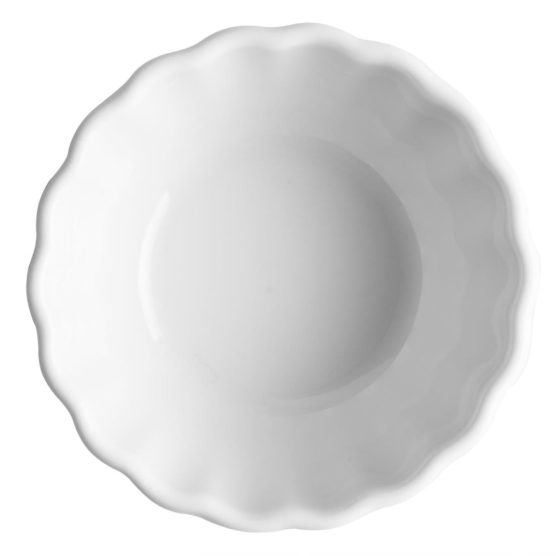 Olympia Bloom Scalloped Dipping Dishes White 75mm (12 Pack)