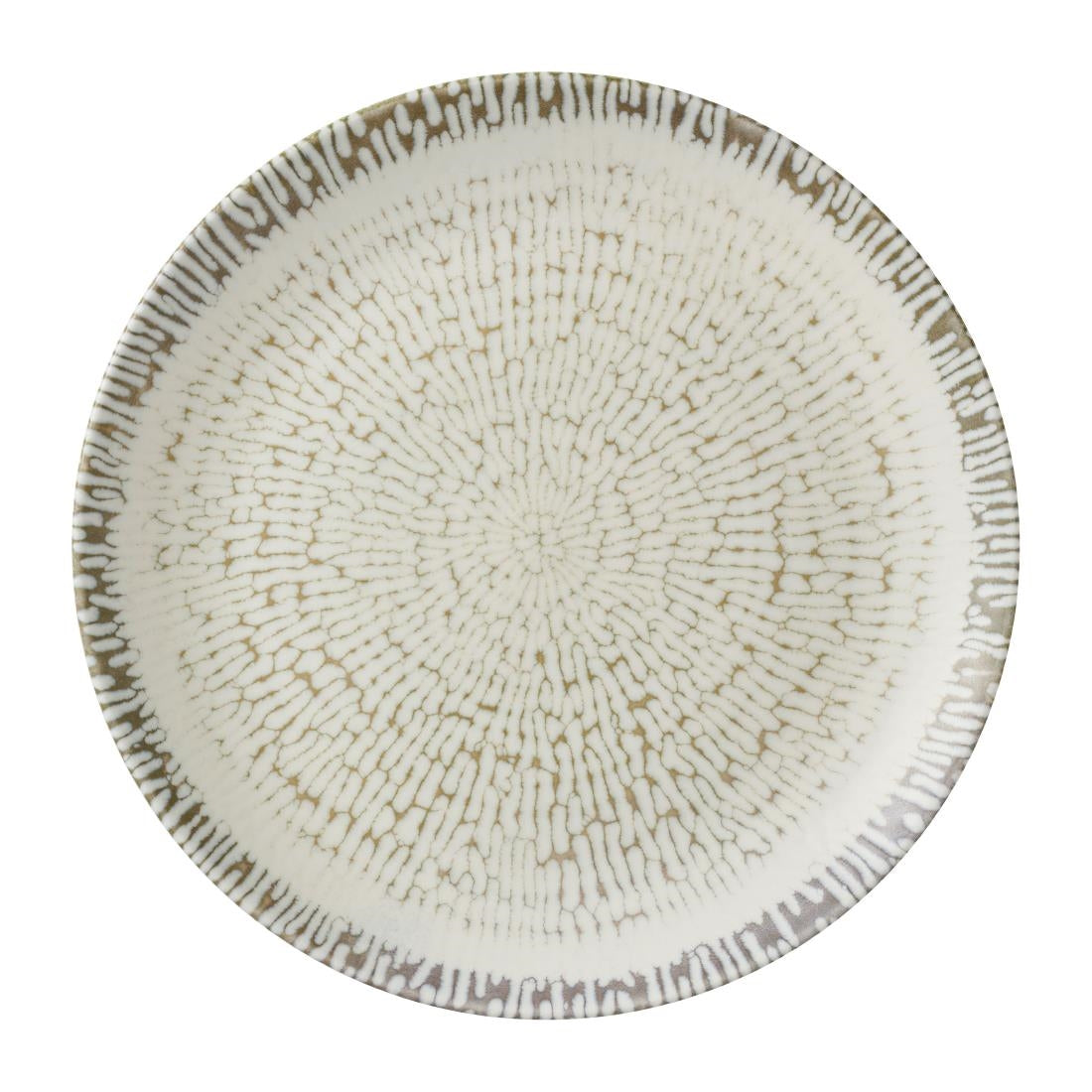 Churchill Cascade Coupe Plates Taupe 260mm (12 Pack)