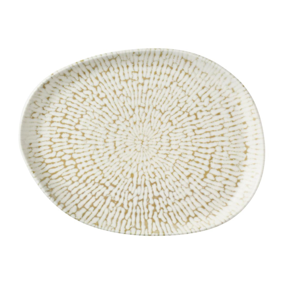 Churchill Cascade Natural Oblong Plates Taupe 260x200mm (6 Pack)