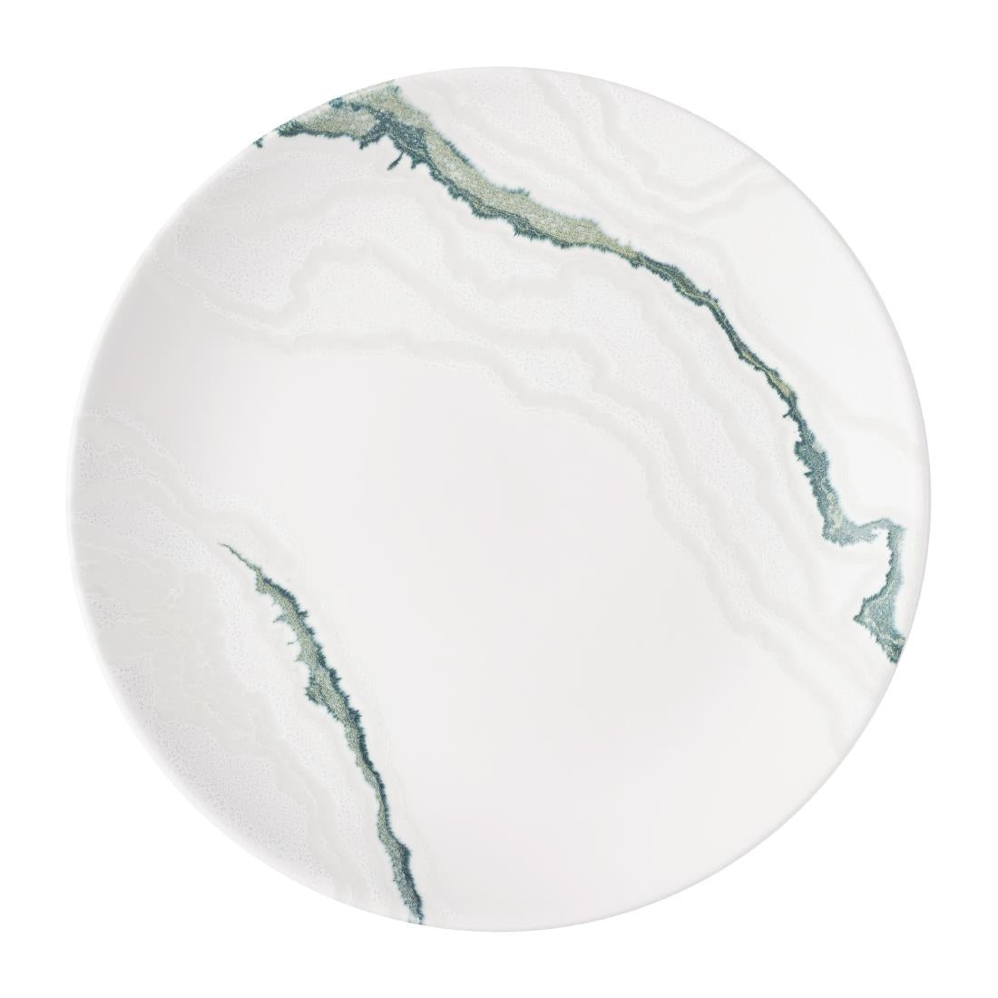 Churchill Tide Coupe Plates Green 260mm (12 Pack)