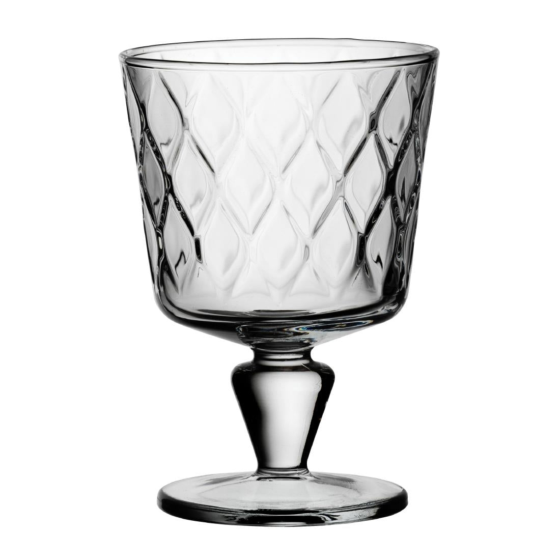 Pasabahce Leafy Goblet Glasses 270ml (24 Pack)