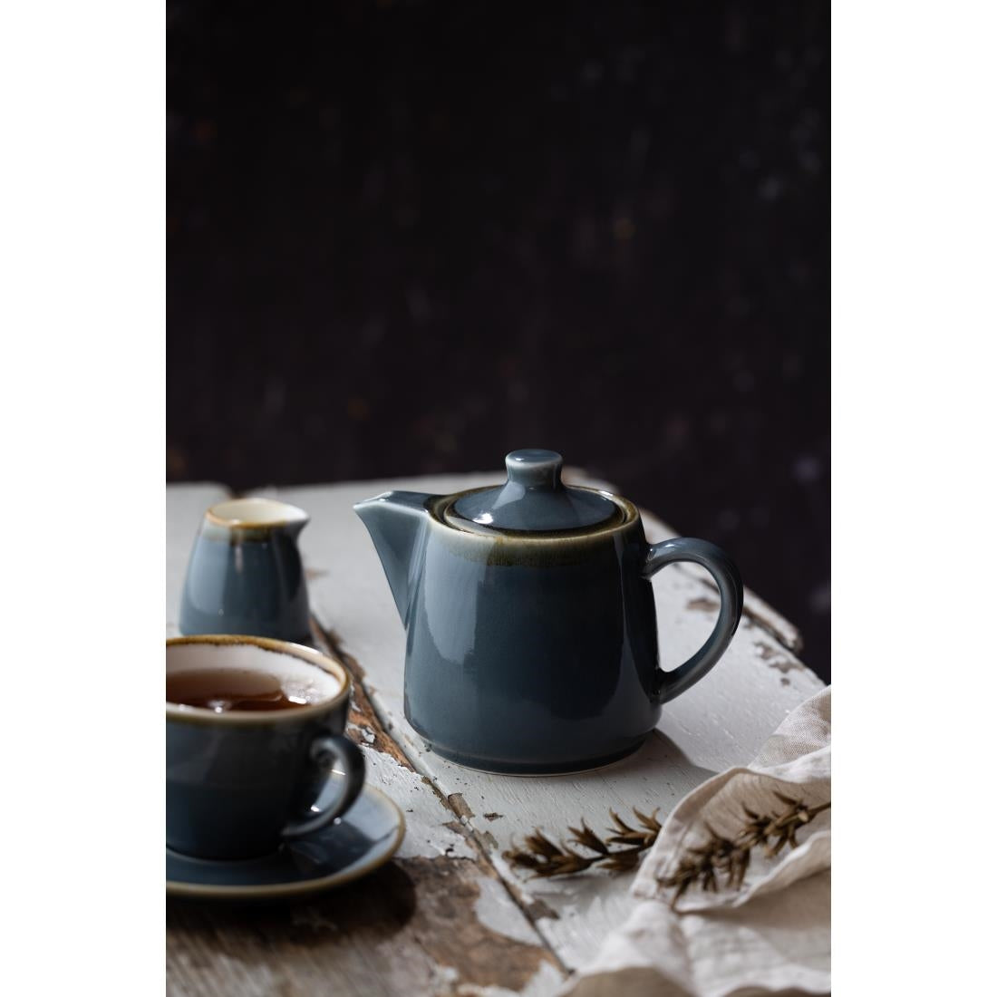 Olympia Kiln Teapots Ocean 650ml (4 Pack)