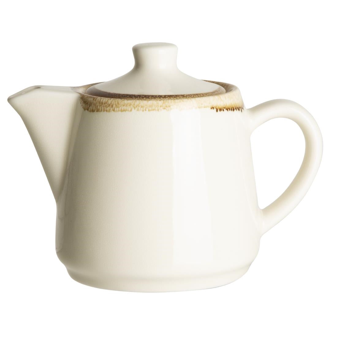Olympia Kiln Teapots Chalk 650ml (4 Pack)