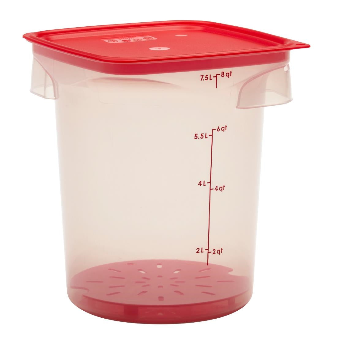 Cambro FreshPro CamRounds Drain Shelf Red