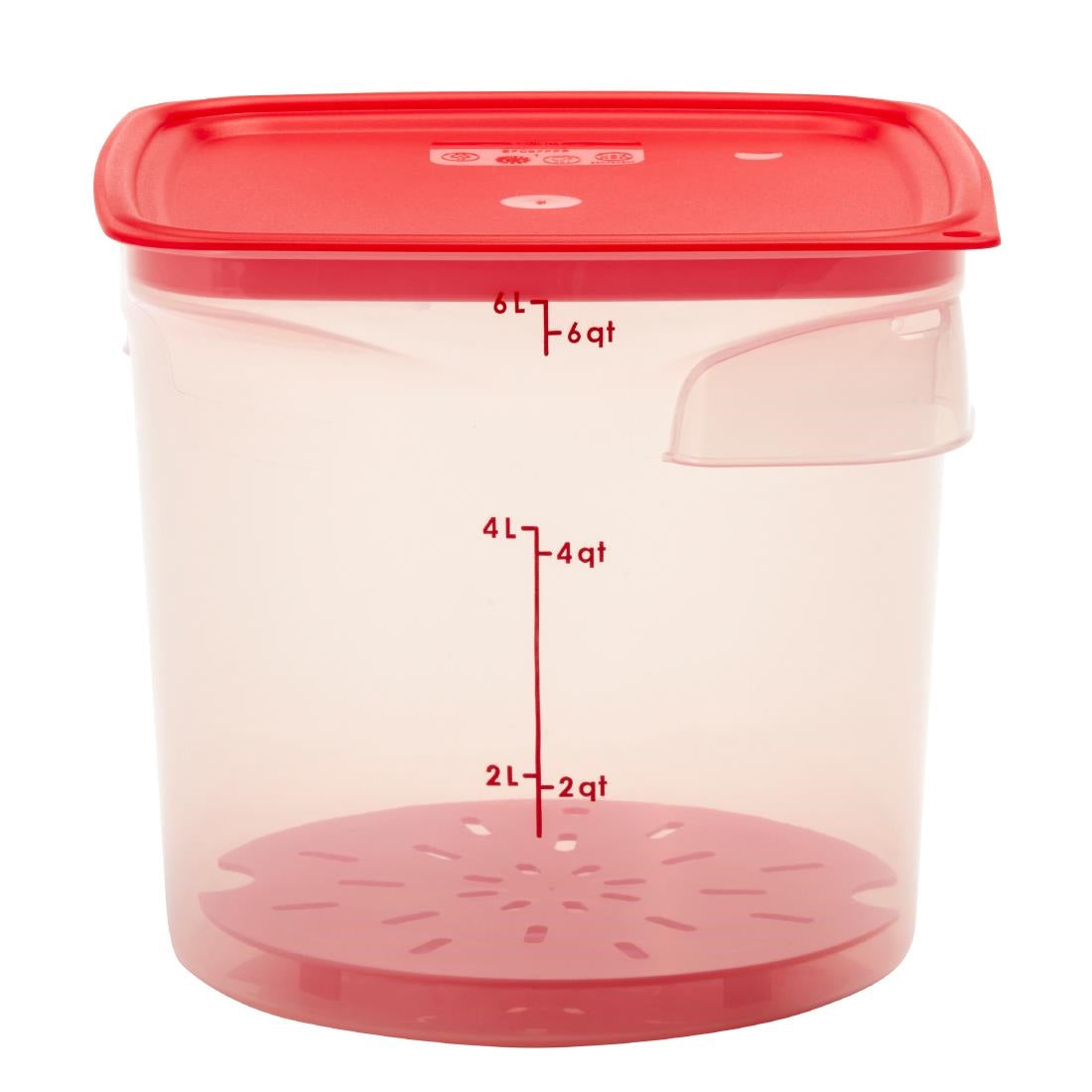 Cambro FreshPro CamRounds Drain Shelf Red