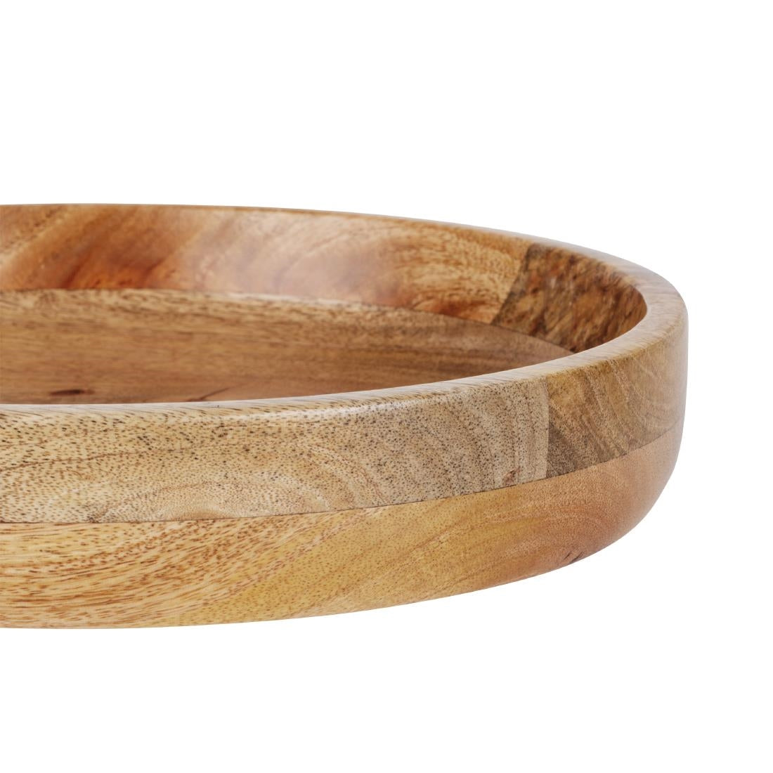 Olympia Mango Wood Round Display Tray 300mm