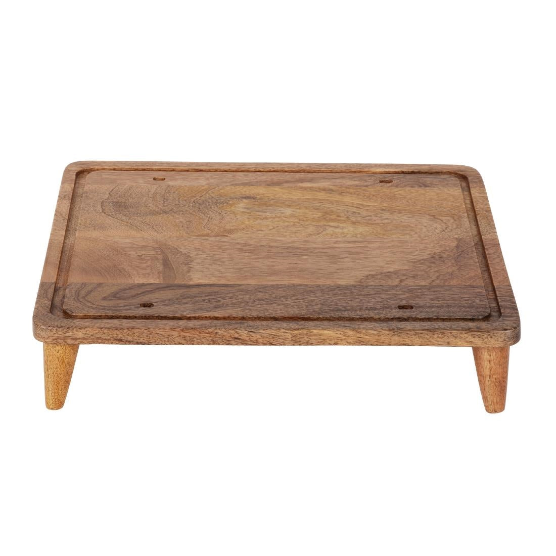 Olympia Mango Wood Standing Tray GN 1/2