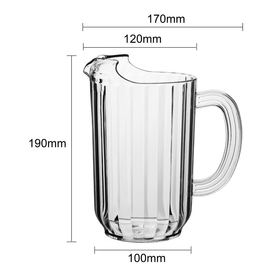 Olympia Kristallon SAN Pitcher 1.4Ltr