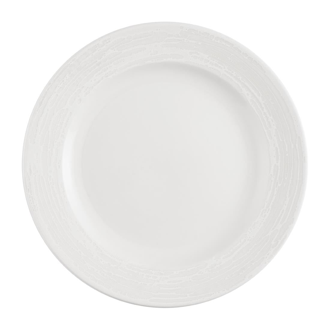 Churchill Inked Elements Profile Rimmed Plates Ice 276mm (12 Pack)