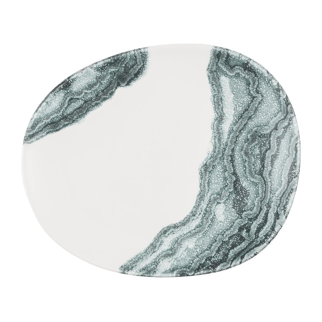 Churchill Inked Tide Opal Plates Black 210mm (12 Pack)