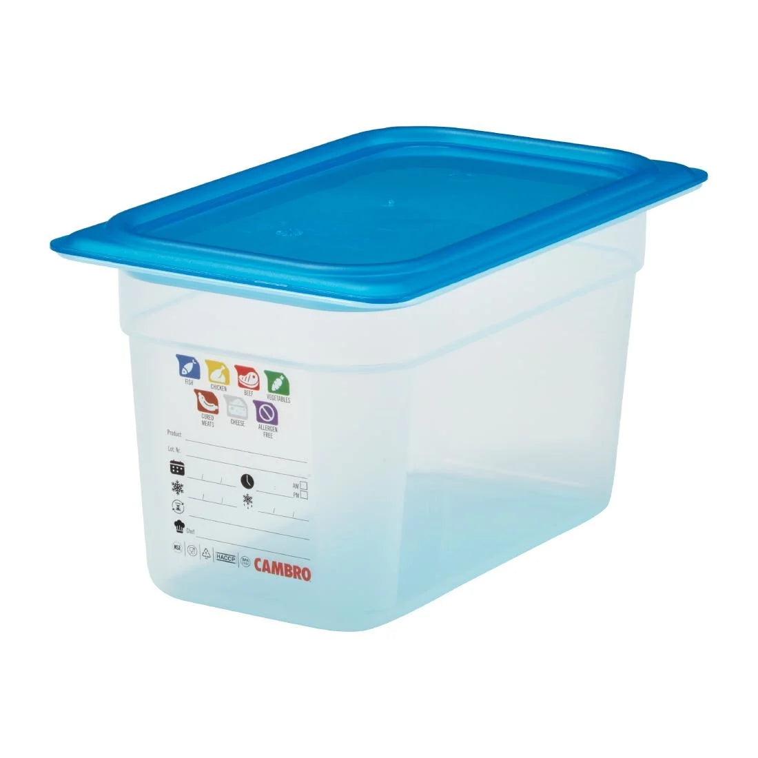 Cambro Safetrak IML Polypropylene Food Storage Container 1/4 GN 150mm