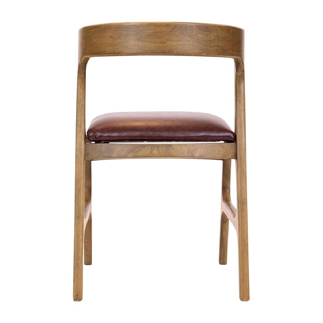 Copenhagen Dining Chairs in Weathered Oak & Bison Espresso (6 Pack)