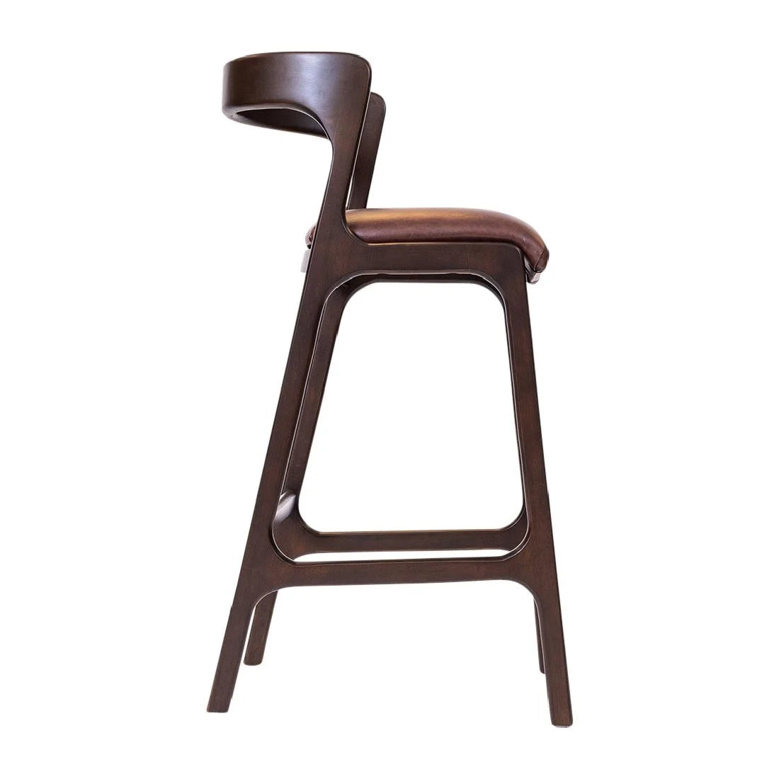 Copenhagen Bar Chair in Dark Walnut & Bison Espresso (6 Pack)