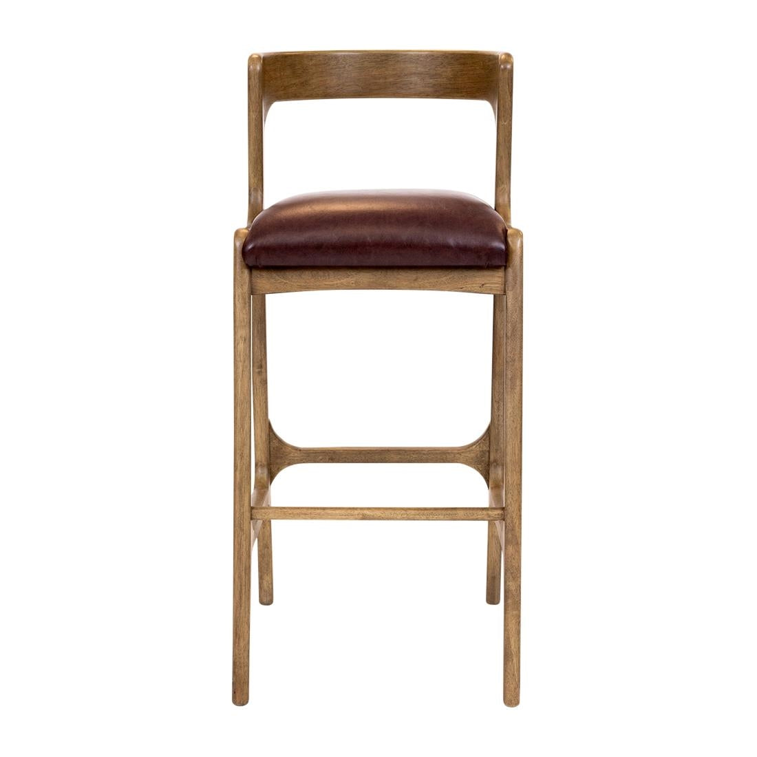 Copenhagen Bar Chair in Weathered Oak & Bison Espresso (6 Pack)