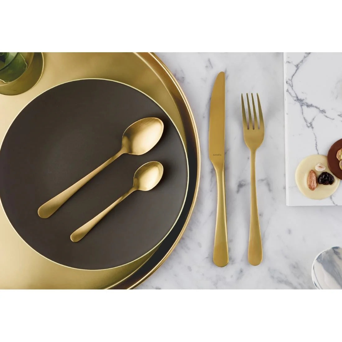 Amefa Austin Cake Forks Gold PVD (12 Pack)
