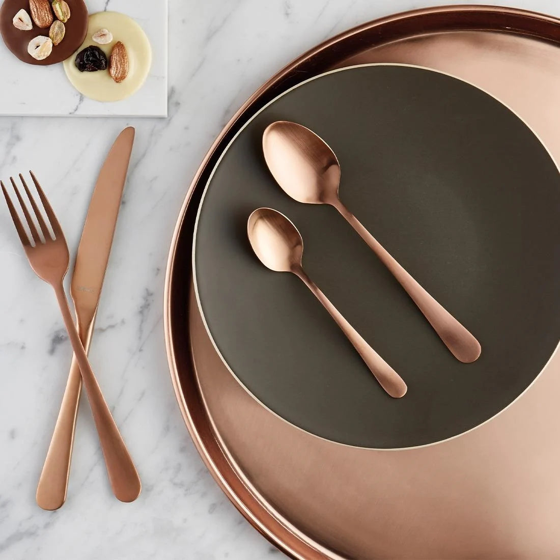 Amefa Soprano Copper Table Forks (12 Pack)