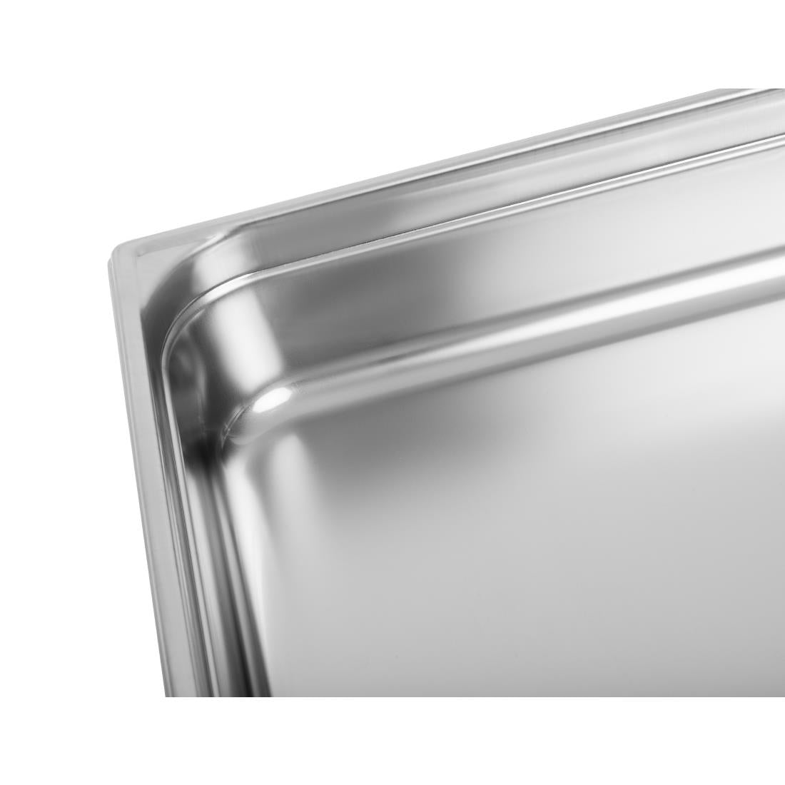 Matfer Bourgeat Stainless Steel 1/1 Gastronorm Tray 100mm