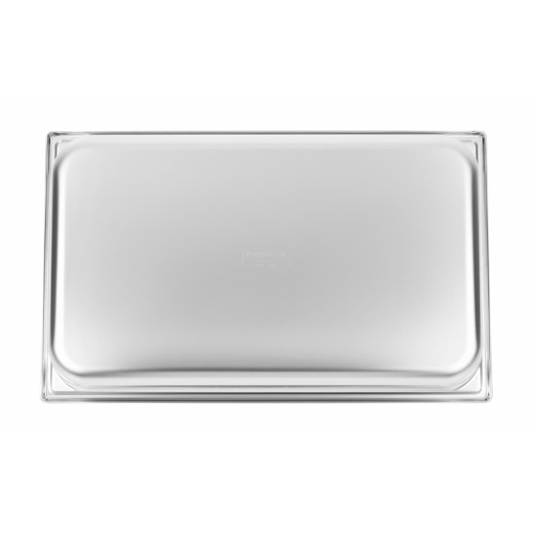Matfer Bourgeat Stainless Steel 1/1 Gastronorm Tray 100mm