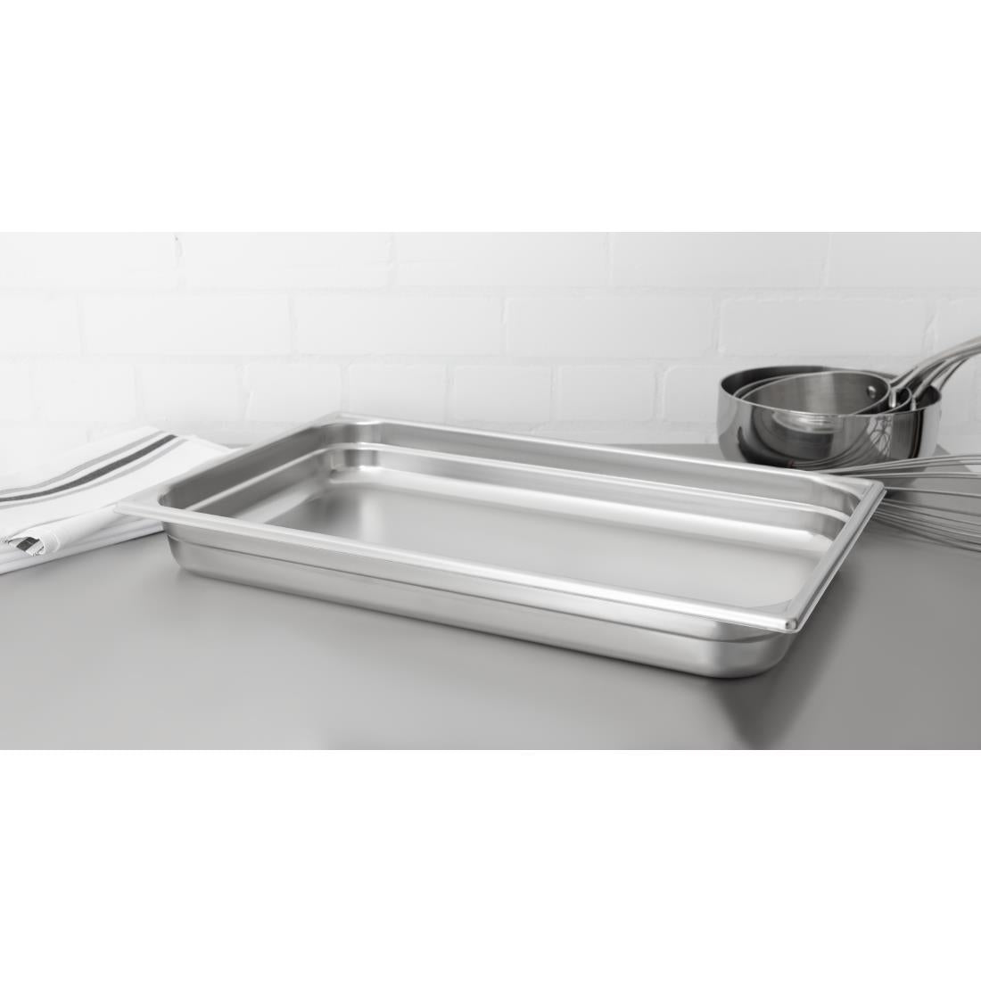 Matfer Bourgeat Stainless Steel 1/2 Gastronorm Tray 65mm