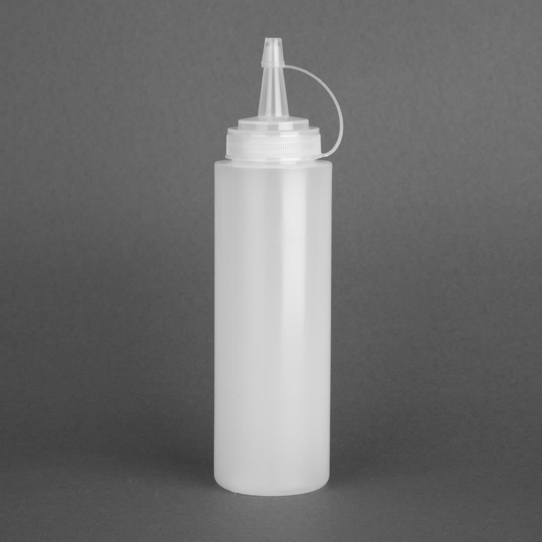 clear squeeze sauce bottle
