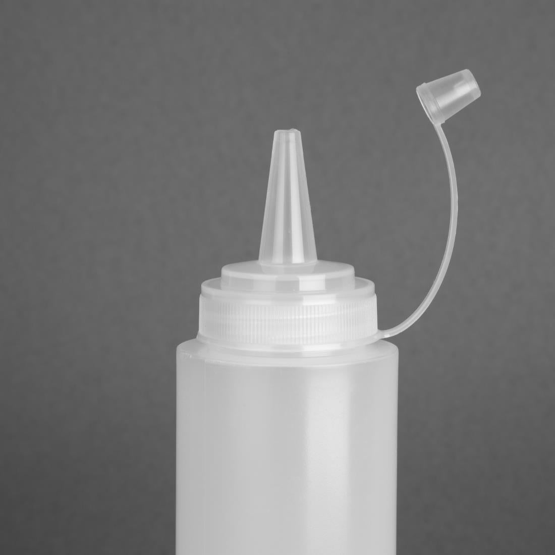 clear squeeze sauce bottle