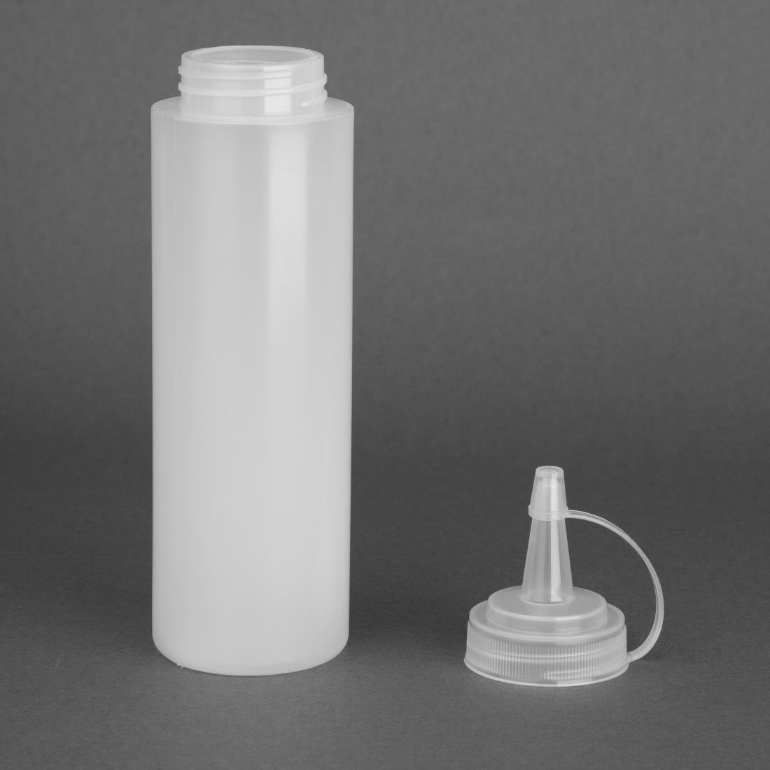 clear squeeze sauce bottle