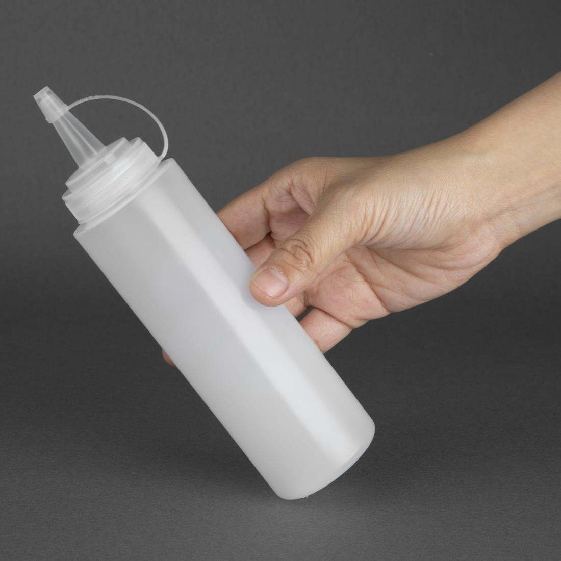 clear squeeze sauce bottle