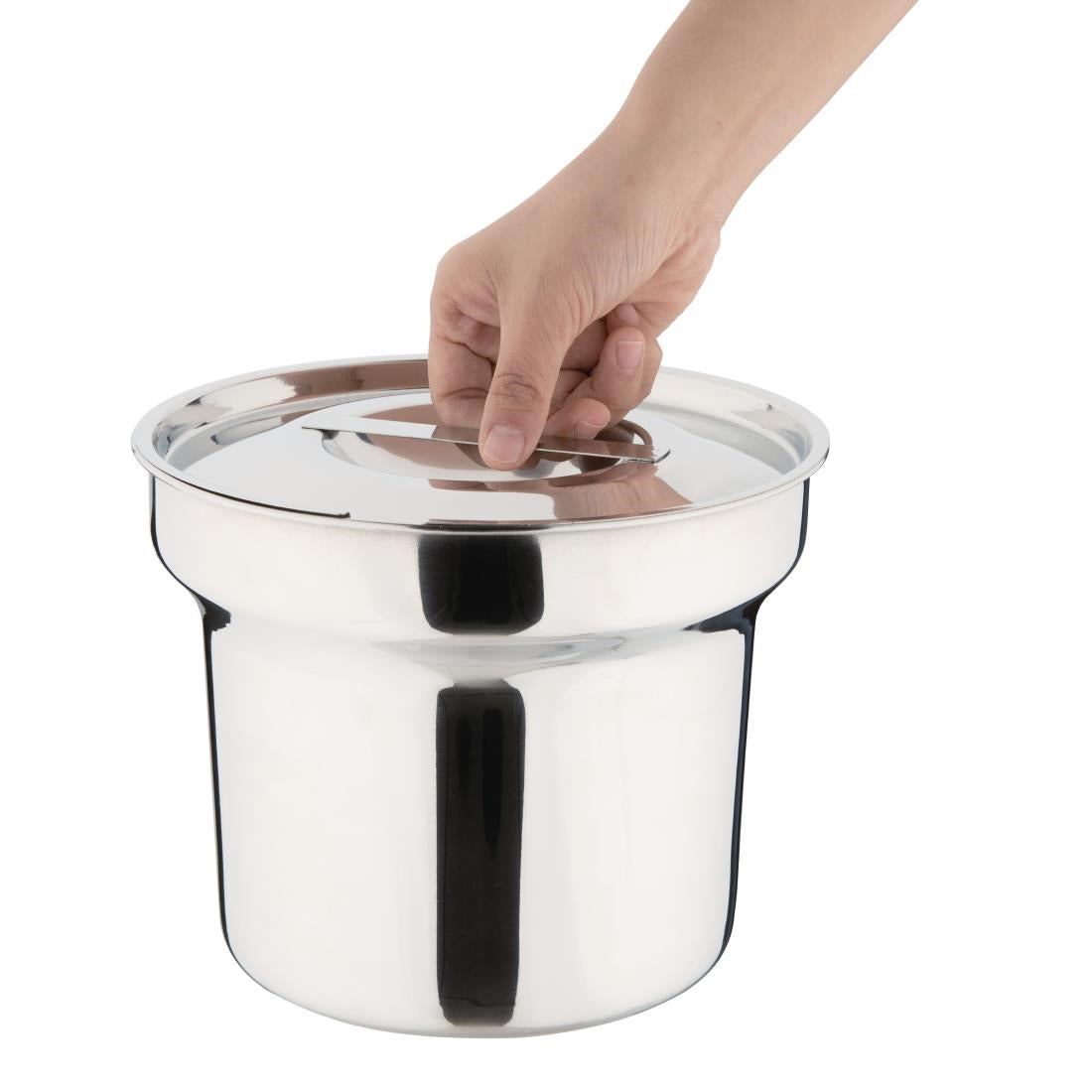 Vogue Bain Marie Pot with Lid 22cm