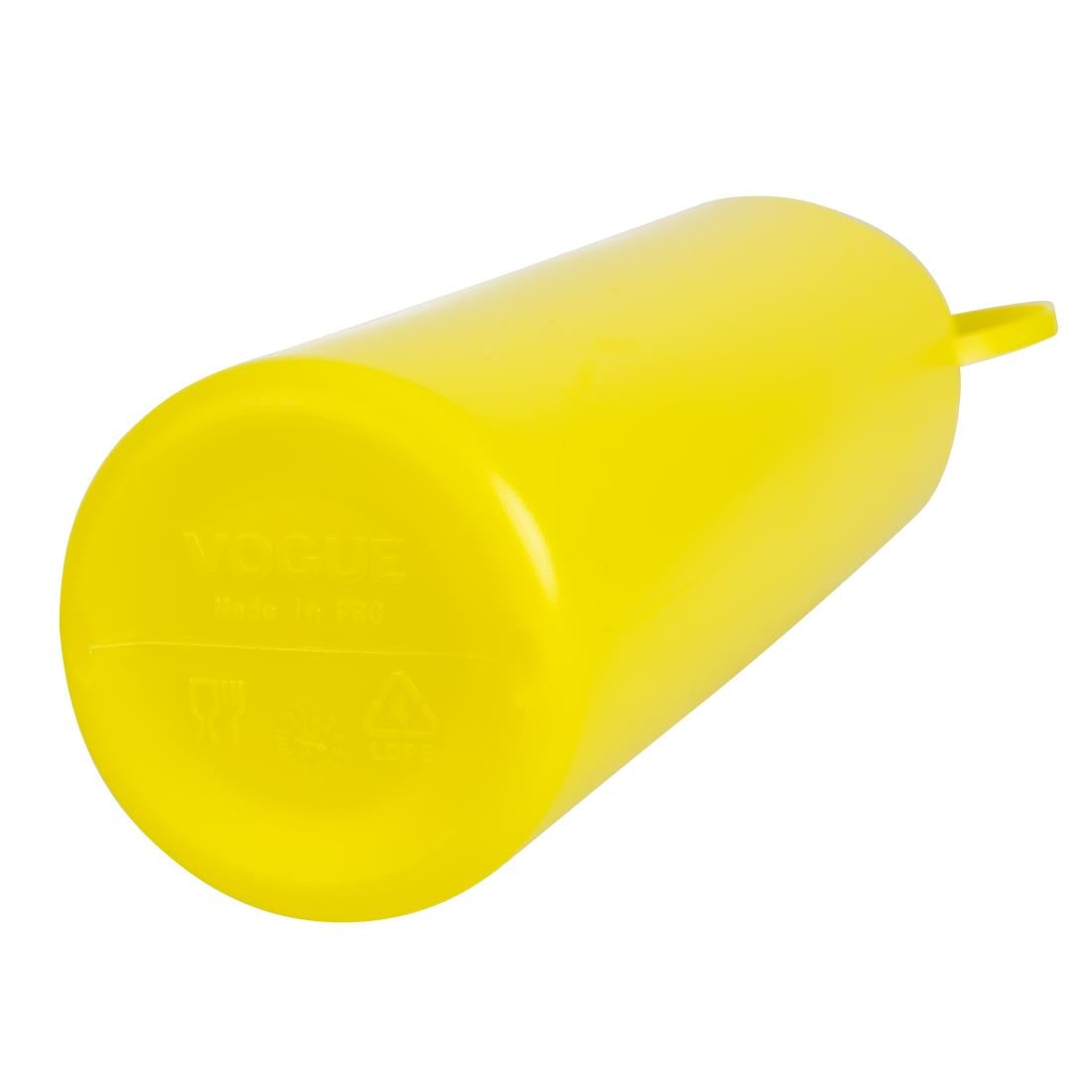 Vogue Yellow Squeeze Sauce Bottle 24oz