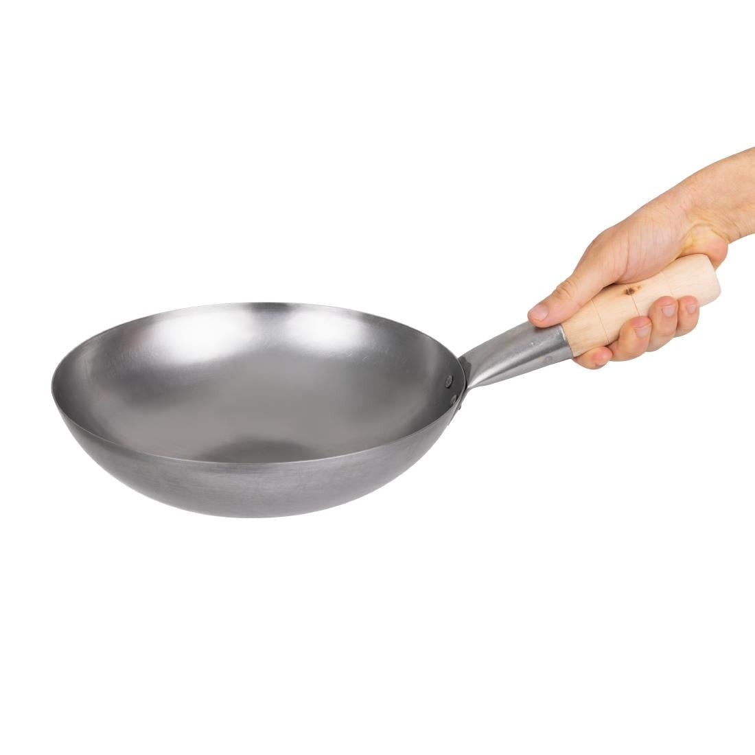 Vogue Mild Steel Flat Base Wok 254mm