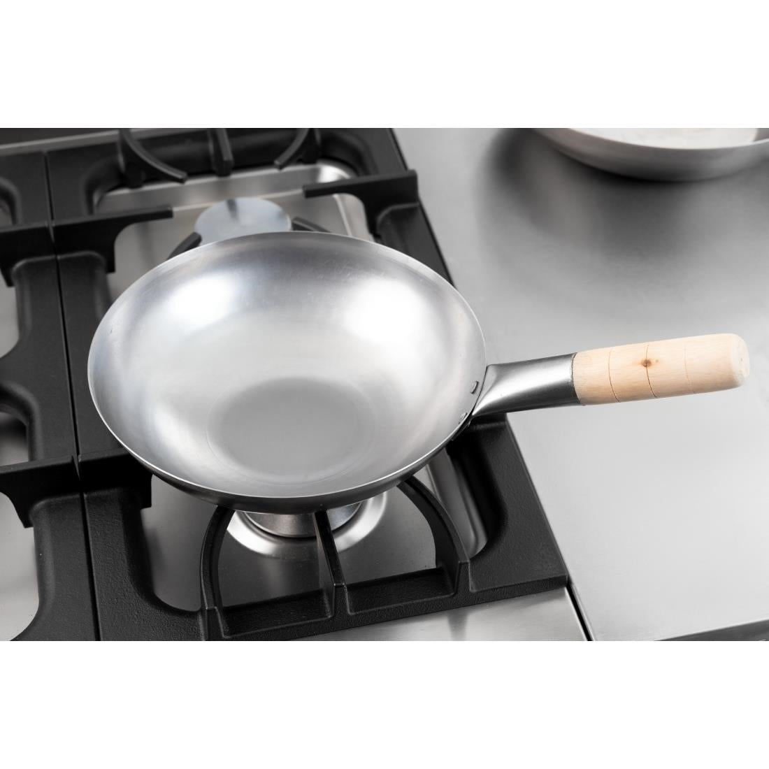 Vogue Mild Steel Flat Base Wok 254mm