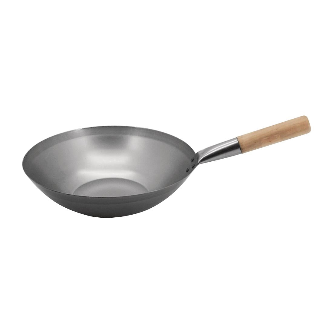 Vogue Mild Steel Flat Base Wok 330mm