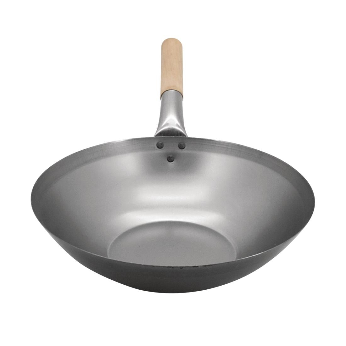 Vogue Mild Steel Flat Base Wok 330mm