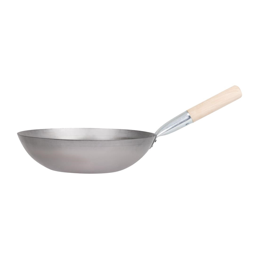 Vogue Mild Steel Flat Base Wok 330mm