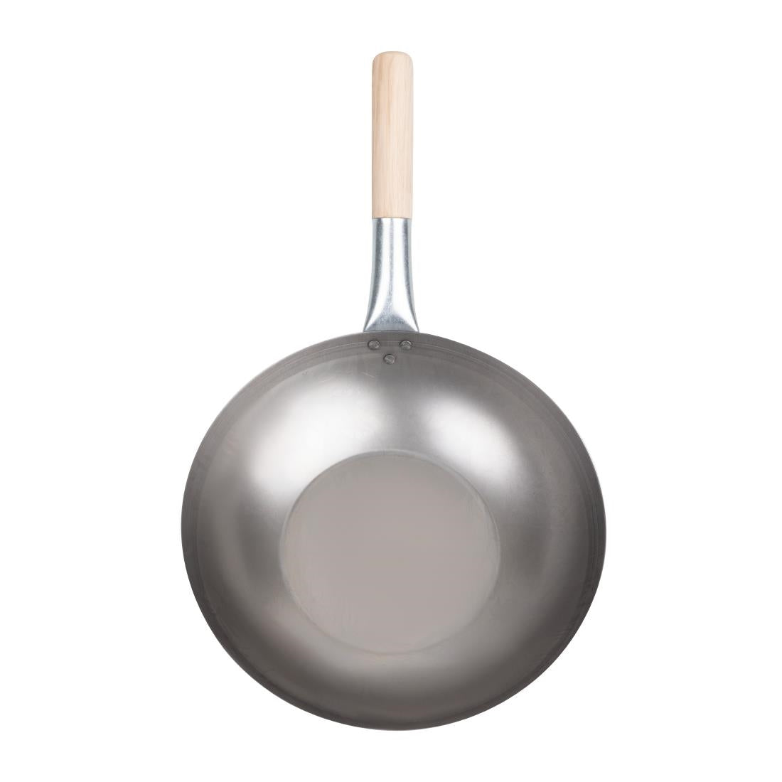 Vogue Mild Steel Flat Base Wok 330mm