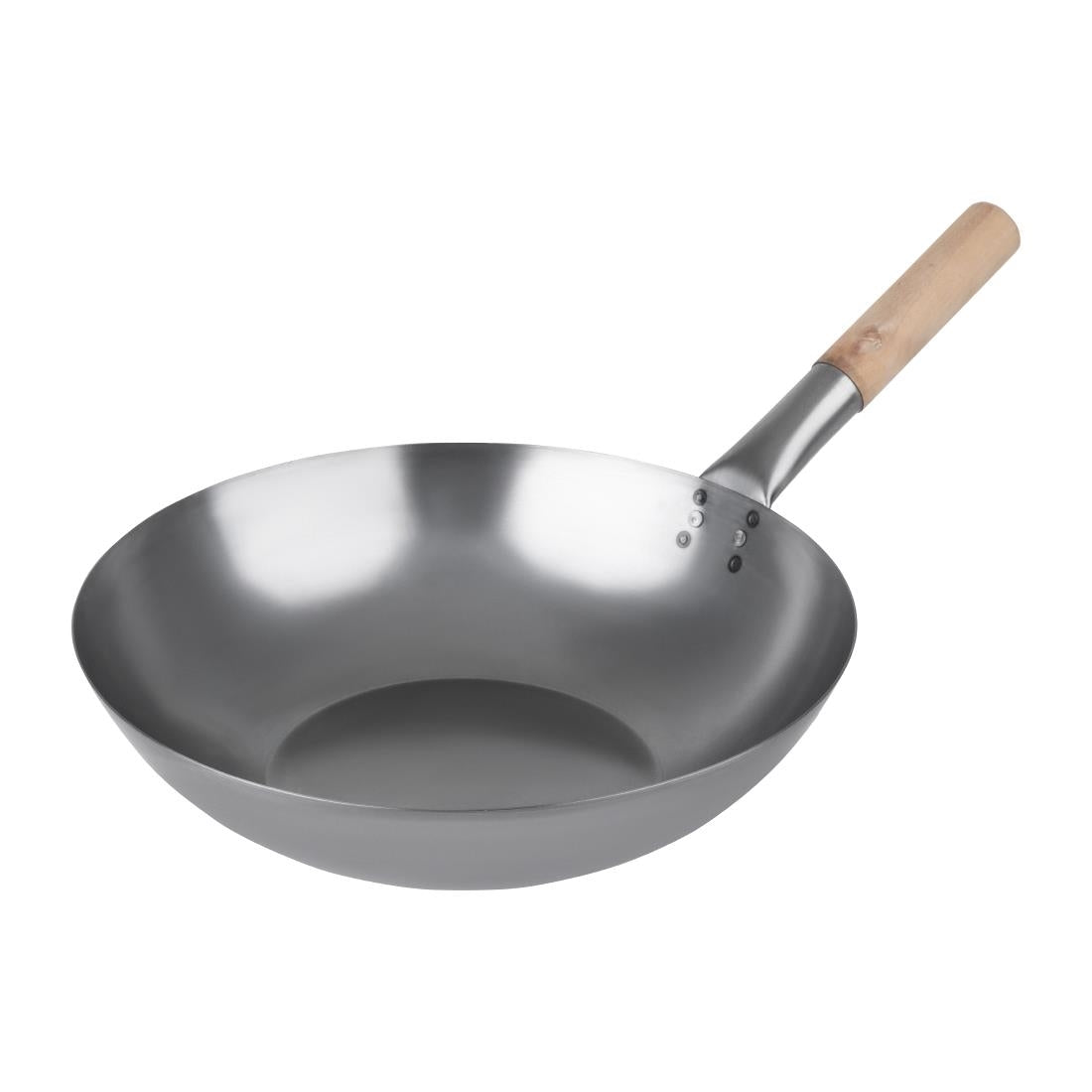 Vogue Mild Steel Flat Base Wok 356mm