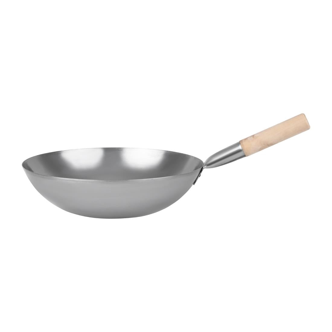 Vogue Mild Steel Flat Base Wok 356mm