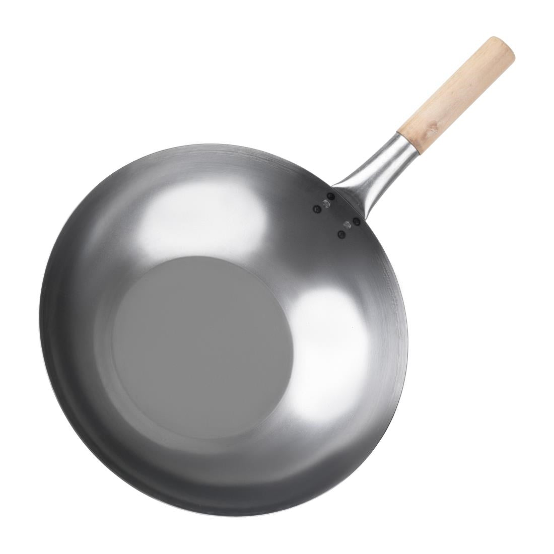 Vogue Mild Steel Flat Base Wok 356mm