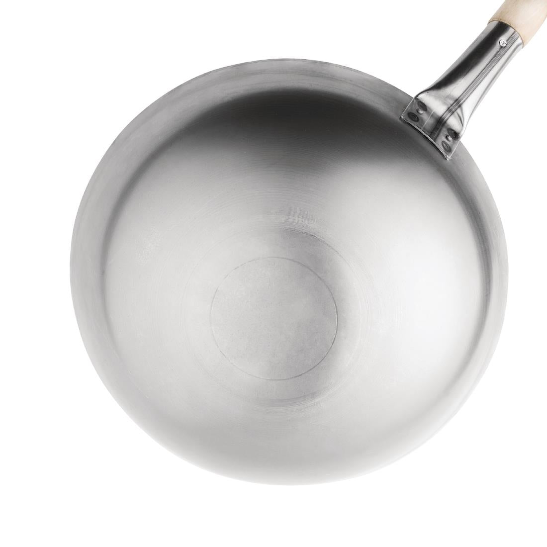 Vogue Mild Steel Round Base Wok 356mm