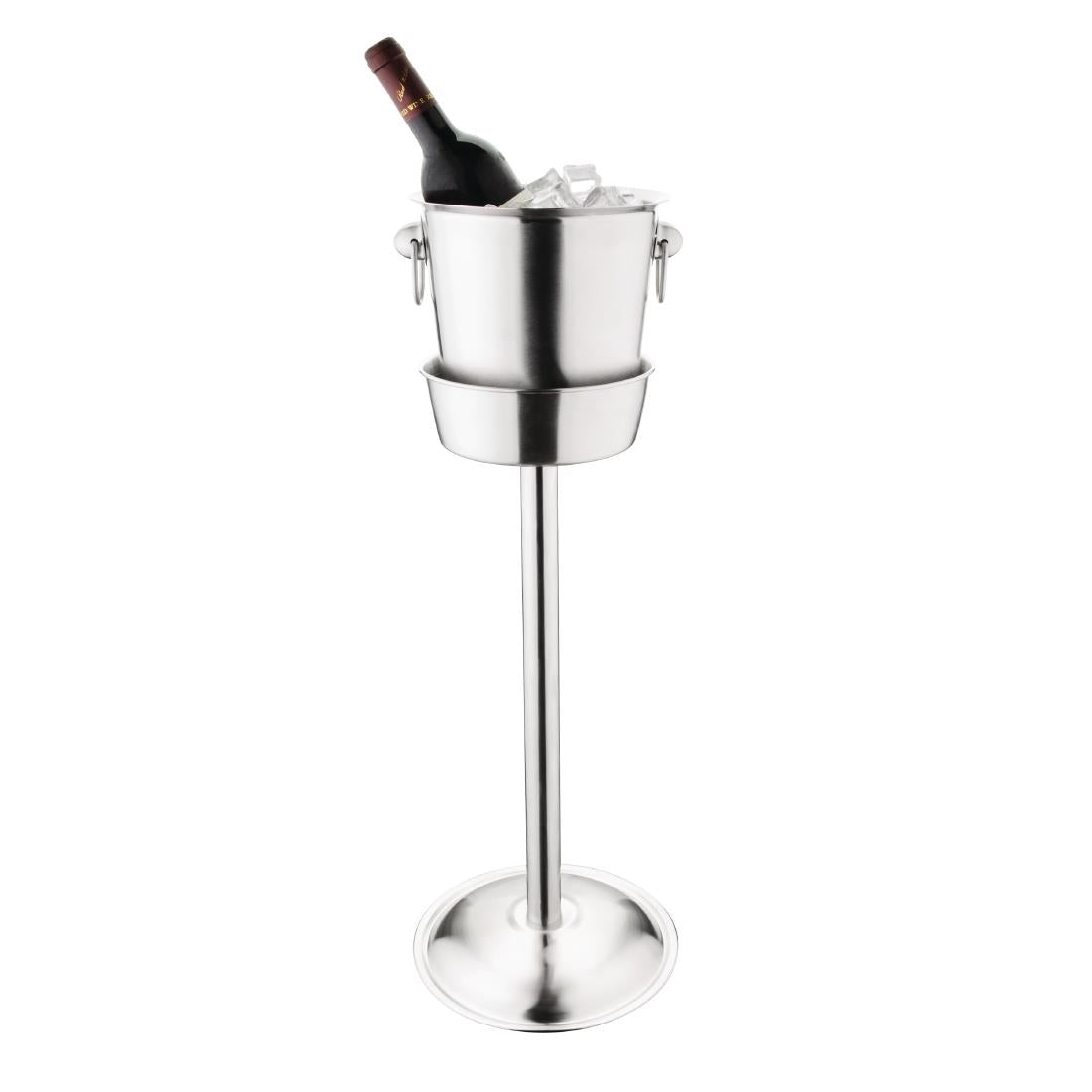 Olympia Brushed Stainless Steel Wine & Champagne Bucket Stand