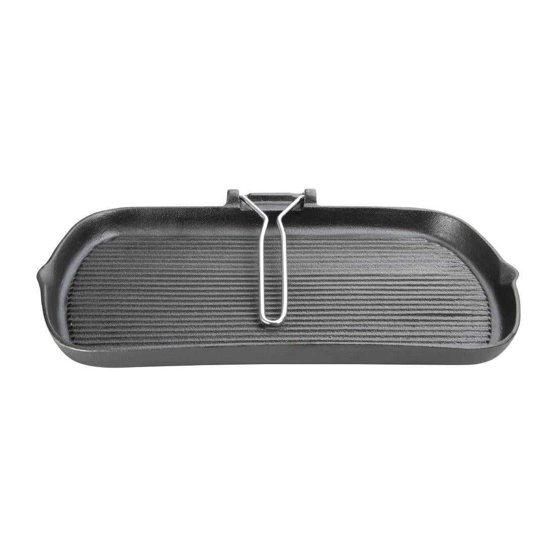 Vogue Cast Iron Grill Pan 22cm