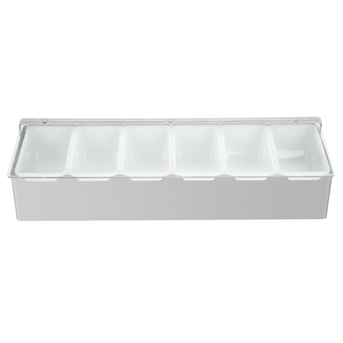 Olympia 6 Compartment Condiment Holder Stainless Steel