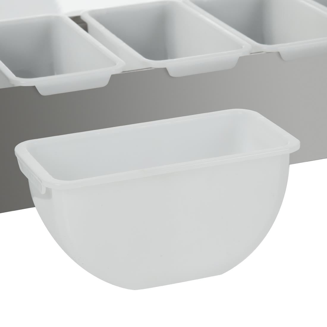 Olympia 6 Compartment Condiment Holder Stainless Steel