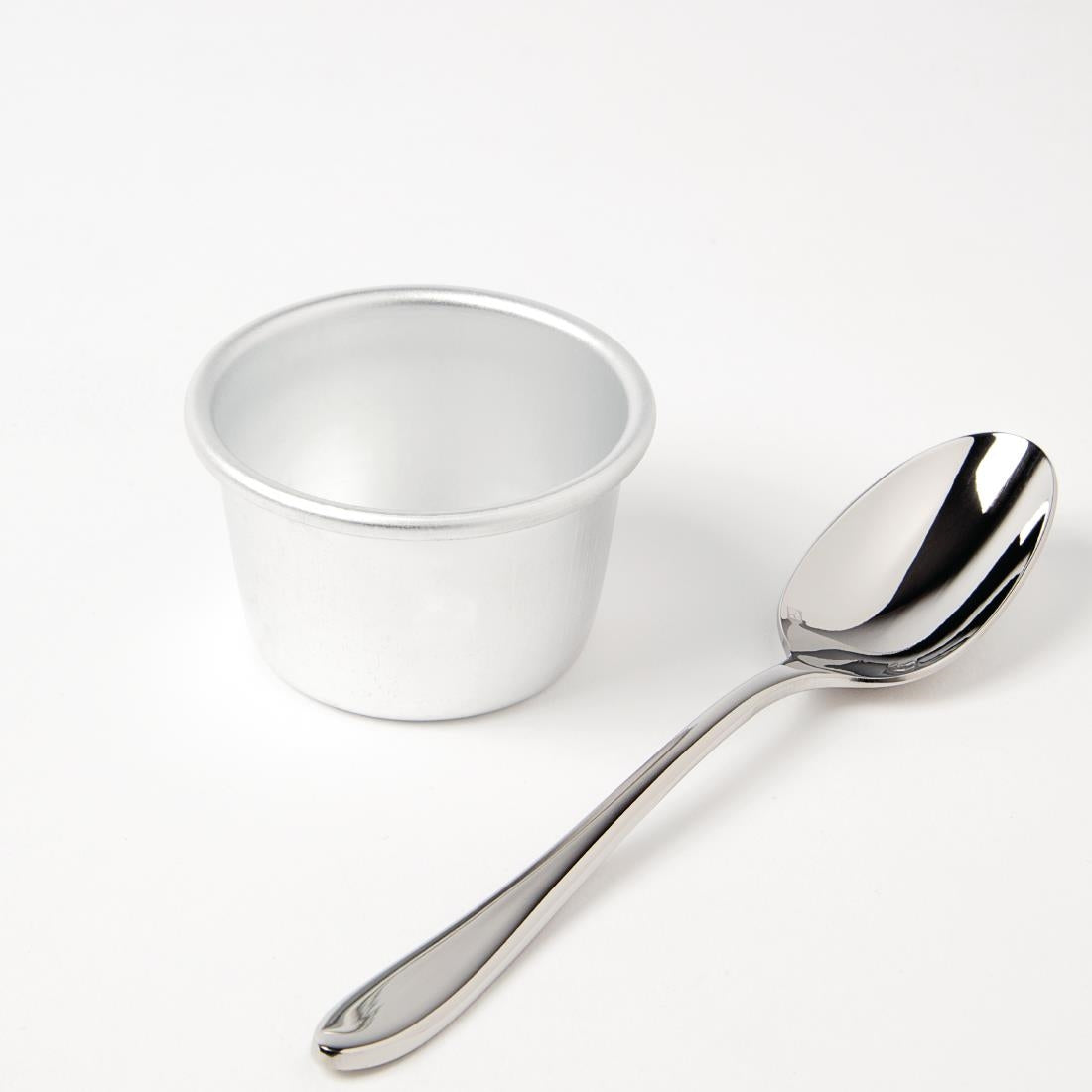 Vogue Aluminium Mini Dariole Mould 85ml (6 Pack)