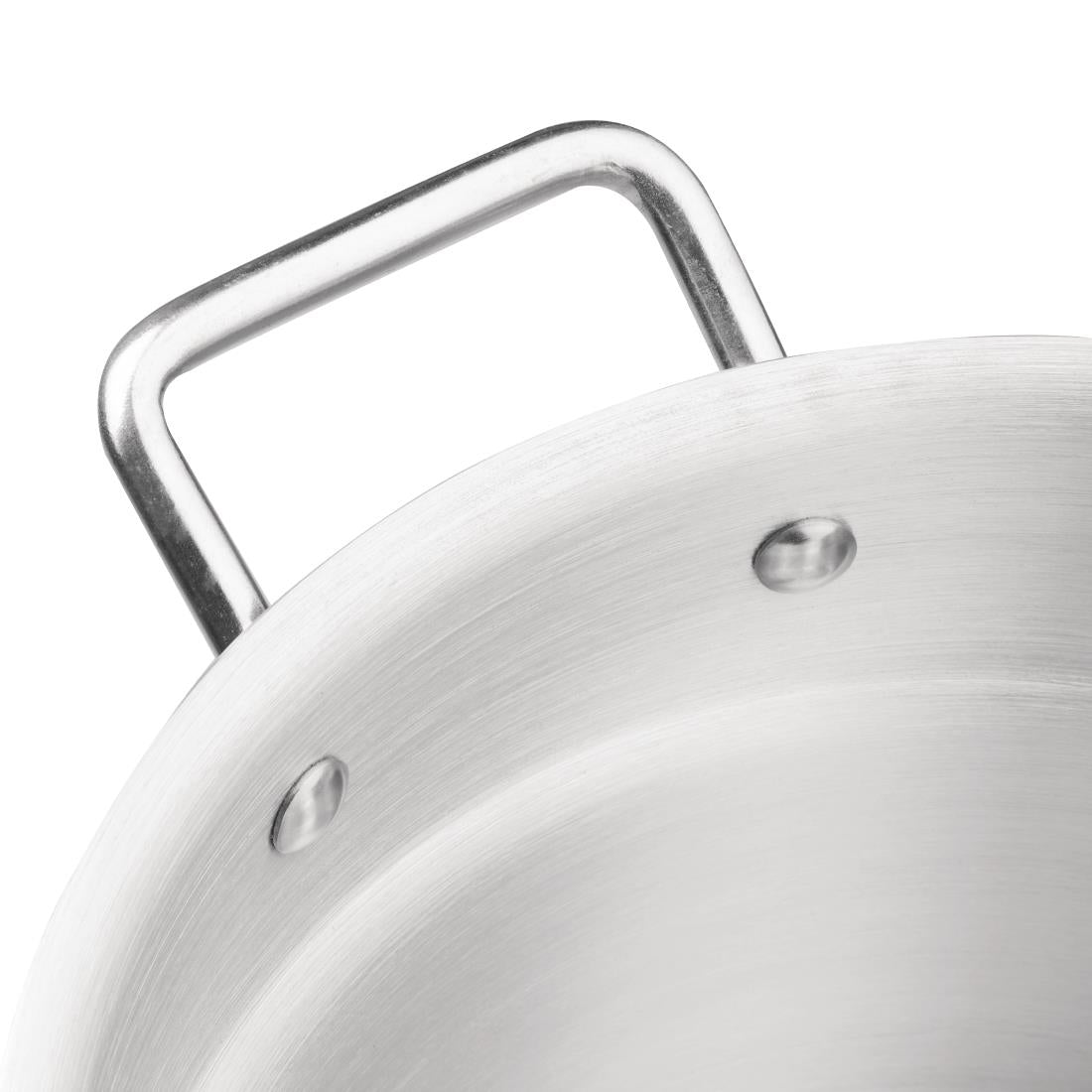 Vogue Aluminium Double Boiler Pan with Lid 24cm