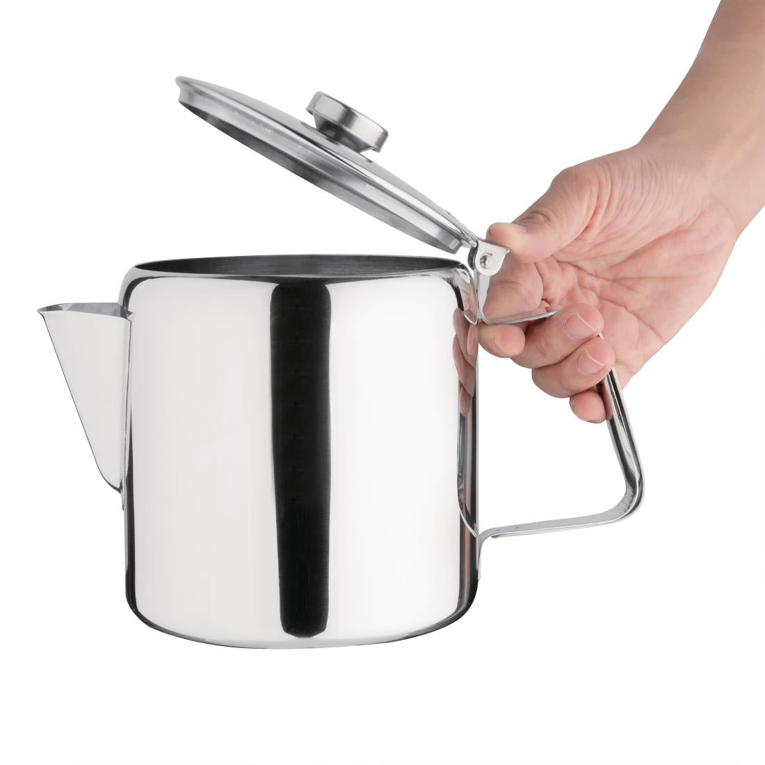 Olympia Concorde Stainless Steel Teapot 1.4Ltr