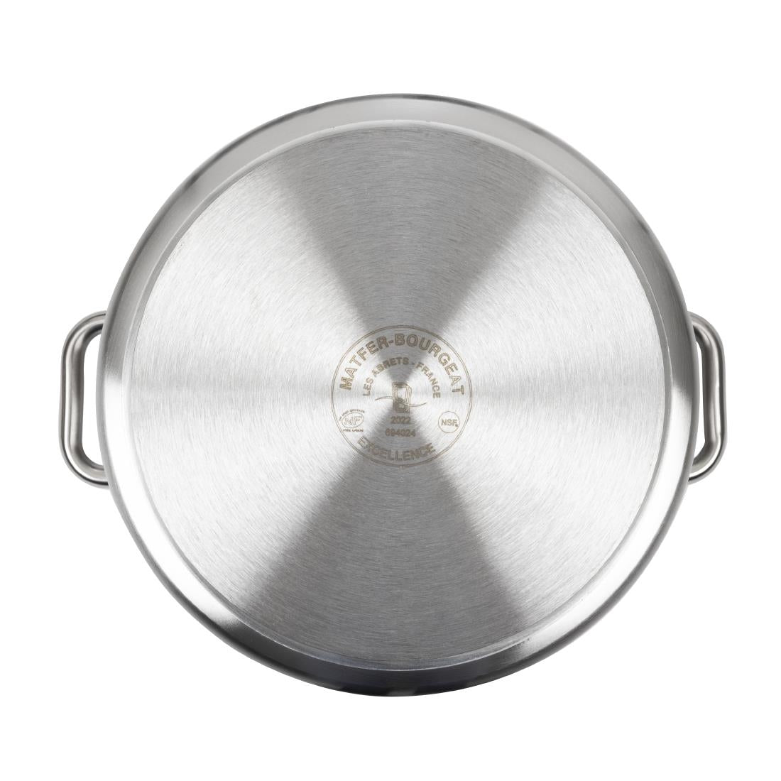 Matfer Bourgeat Excellence Stainless Steel Stock Pot 24cm
