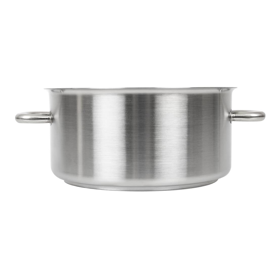 Matfer Bourgeat Excellence Stainless Steel Casserole Pan 24cm