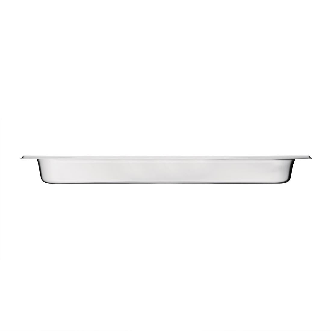 Vogue Stainless Steel 2/1 Gastronorm Tray 65mm